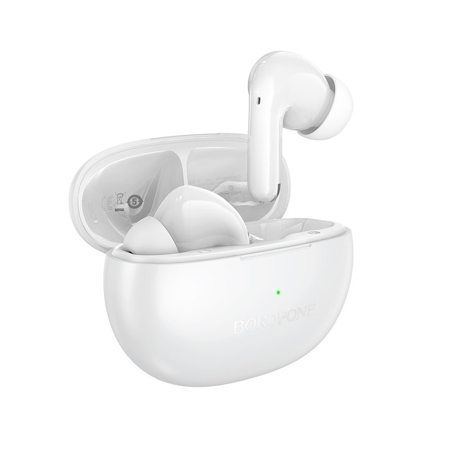 ÉCOUTEURS BLUETOOTH TWS ANC+ENC BOROFONE FQ16 STAR - BLANC