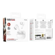 ÉCOUTEURS BLUETOOTH TWS ANC+ENC BOROFONE FQ16 STAR - BLANC