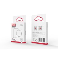 LOT DE 3 PLAQUES MÉTALLIQUES MAGNÉTIQUES POUR SUPPORT – XO Y2 – ARGENTÉ
