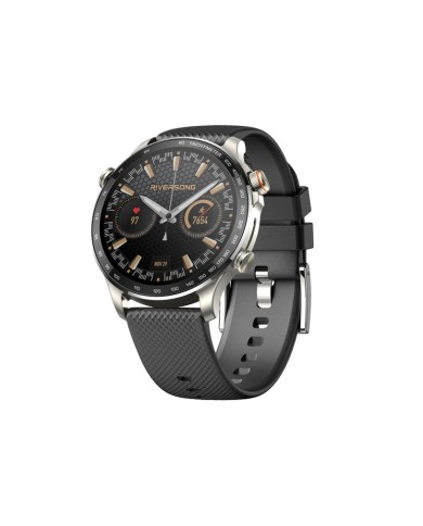 MONTRÉ CONNECTÉE GPS & CARDIO – RIVERSONG MOTIVE 10GT – NOIR