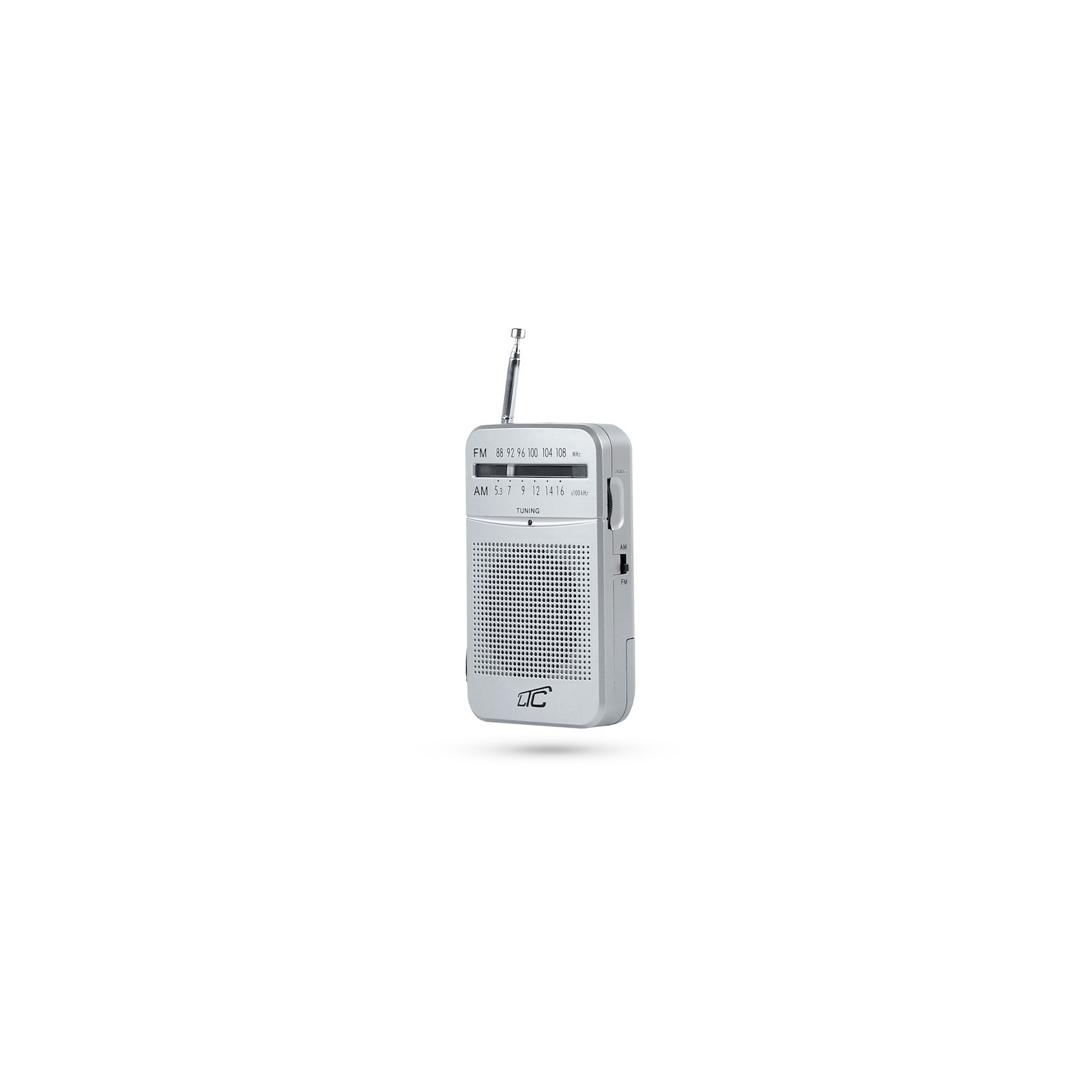 MINI RADIO PORTABLE DE POCHE AM/FM – LTC LEGA – ARGENTÉ