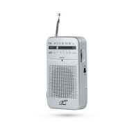 MINI RADIO PORTABLE DE POCHE AM/FM – LTC LEGA – ARGENTÉ