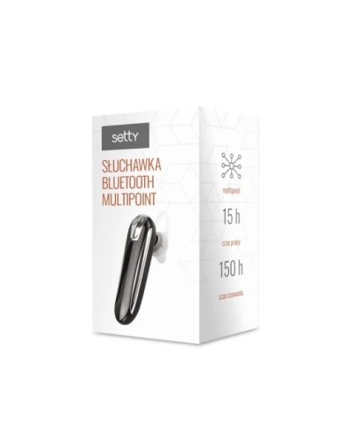 OREILLETTES BLUETOOTH SANS FIL TRUE WIRELESS – SETTY SBT-01 – NOIR