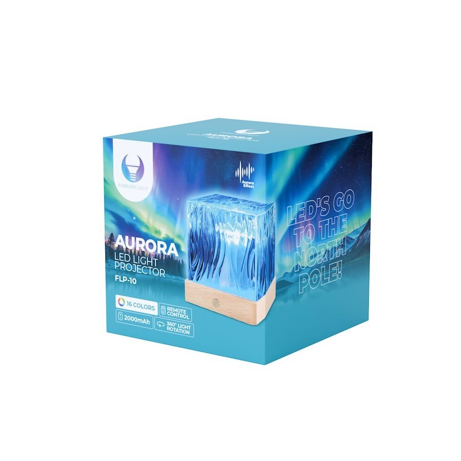 PROJECTEUR DE LUMIÈRE LED AURORA - FOREVER LIGHT FLP-10