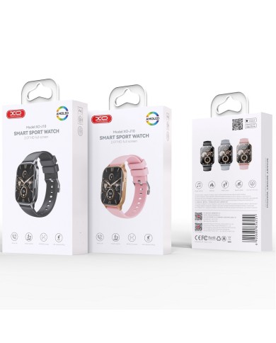 MONTRE CONNECTEE XO J10 AMOLED SMARTWATCH OR ROSE
