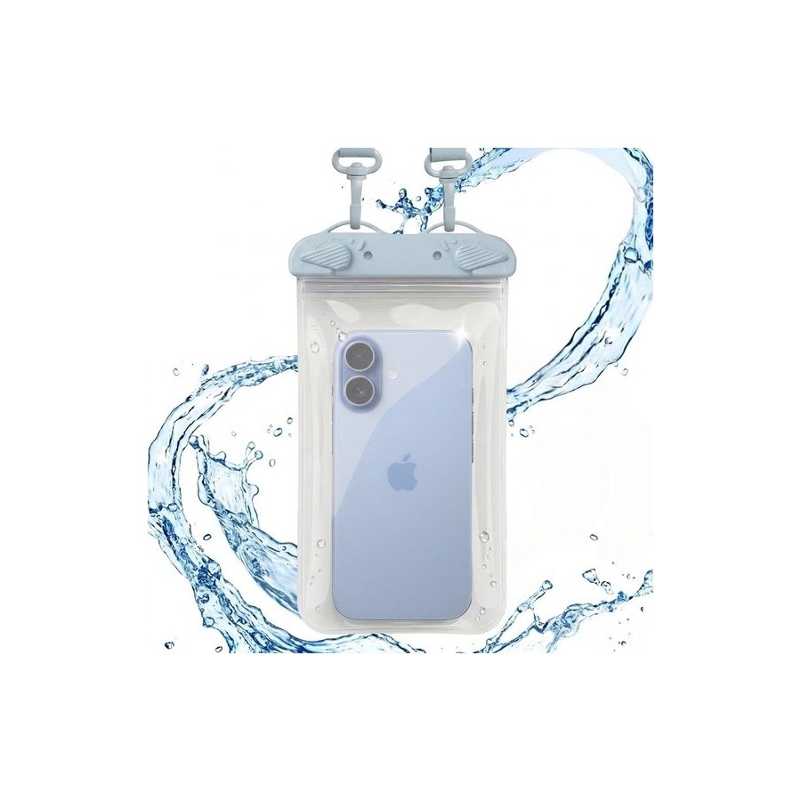 ÉTUI ÉTANCHE POUR SMARTPHONE – BLEU CLAIR