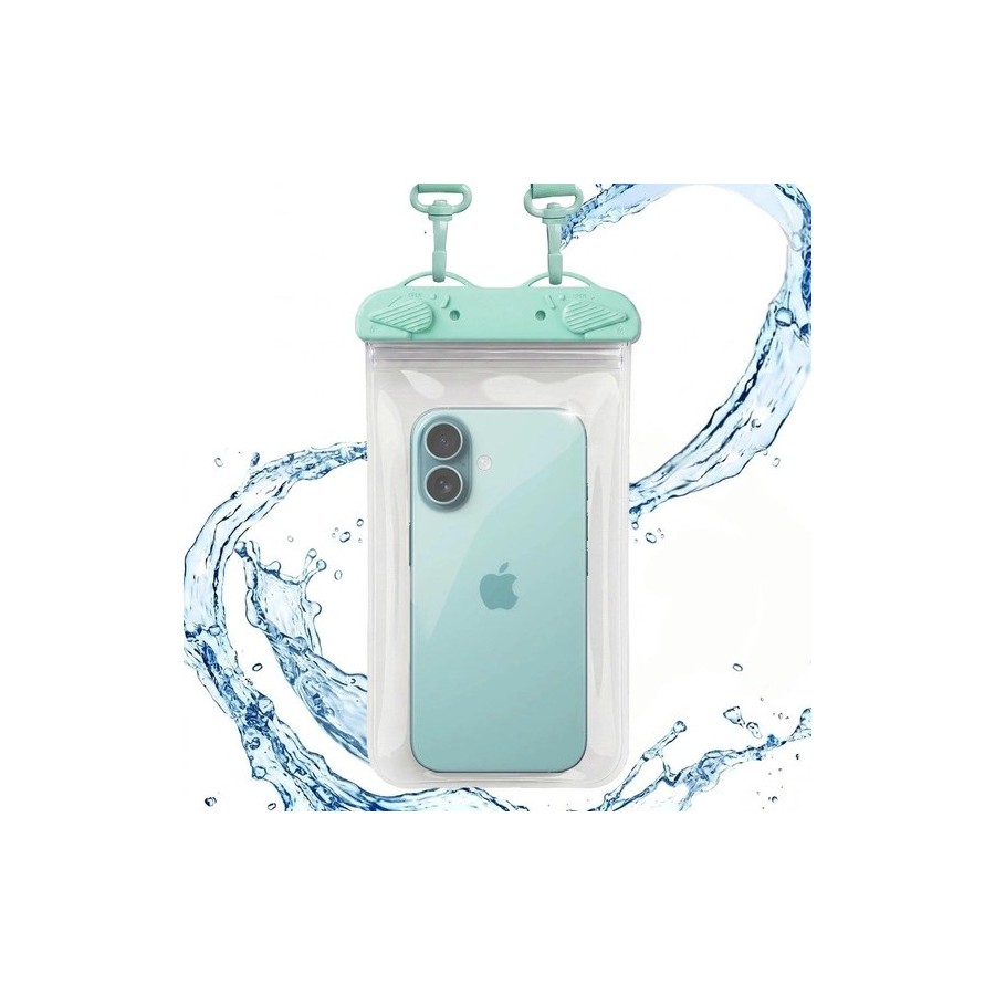 ÉTUI ÉTANCHE POUR SMARTPHONE – TURQUOISE