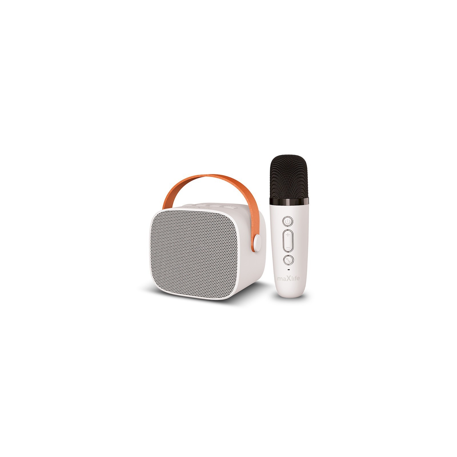 ENCEINTE BLUETOOTH PORTABLE KARAOKÉ – MAXLIFE MXKS-100 – BLANC