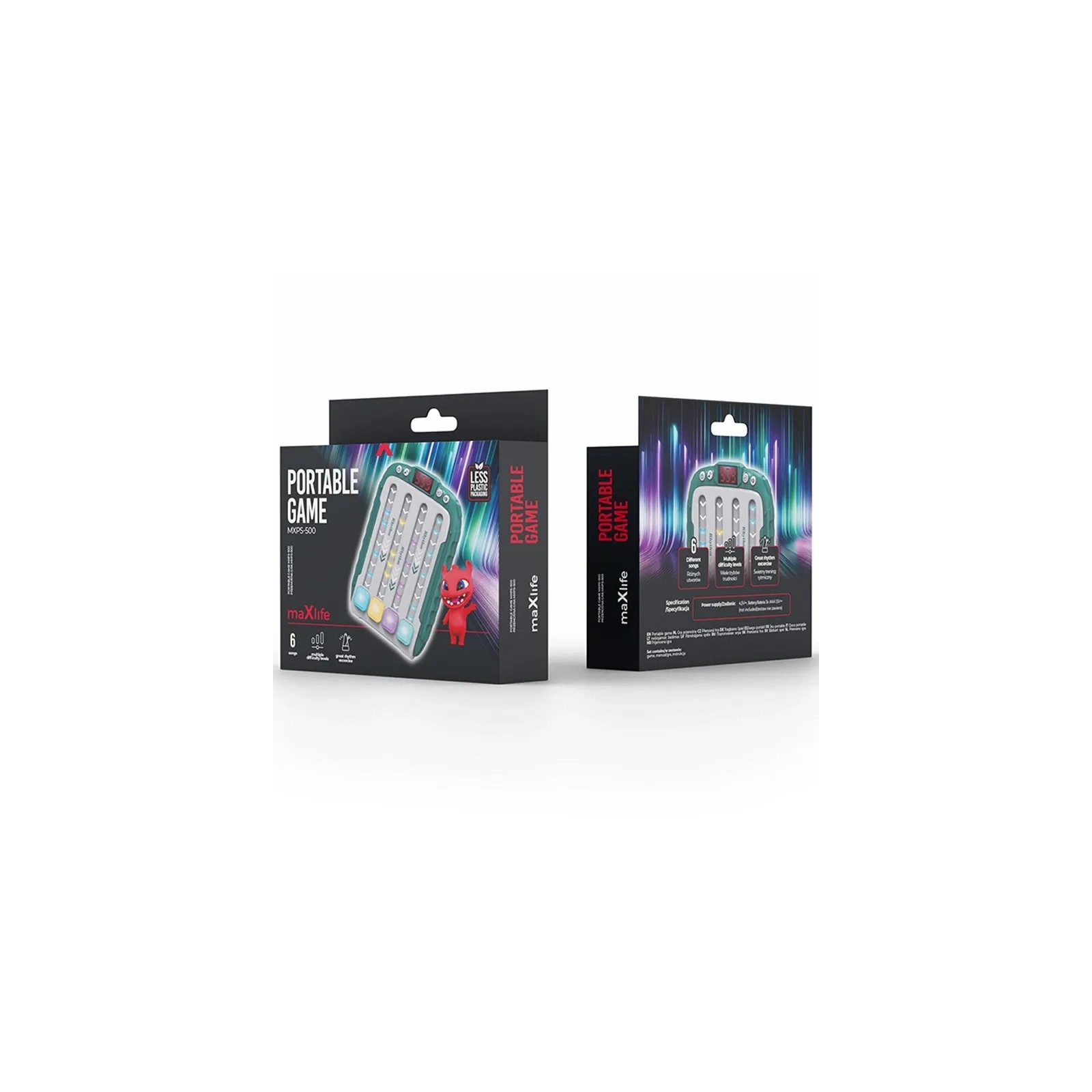 JEU D'ADRESSE PORTABLE MXPS-500 MAXLIFE VERT / GRIS