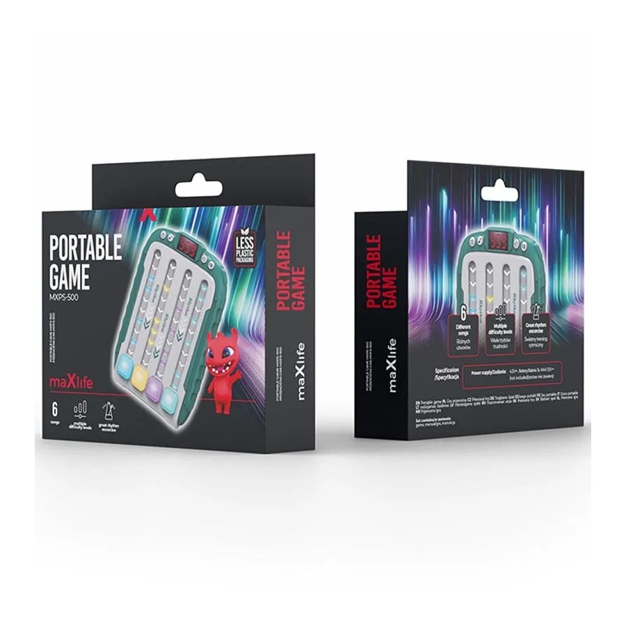 JEU D'ADRESSE PORTABLE MXPS-500 MAXLIFE VERT / GRIS