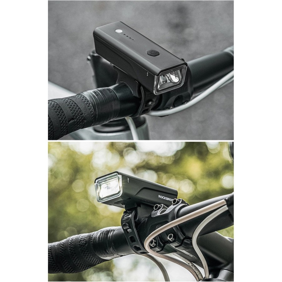 ÉCLAIRAGE FEU LINTERNA LED POUR VELO ROCKBROS NOIR
