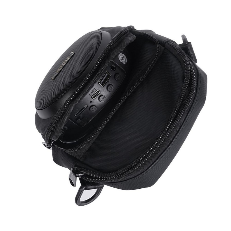 ENCEINTE PORTABLE BLUETOOTH HOCO HC41 - 8W - 1.5L - DESIGN BANDOULIÈRE - NOIR