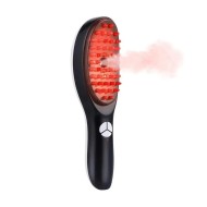 BROSSE DE MASSAGE DU CUIR CHEVELU MARIELLE LED AVEC FONCTION VAPEUR NOIR
