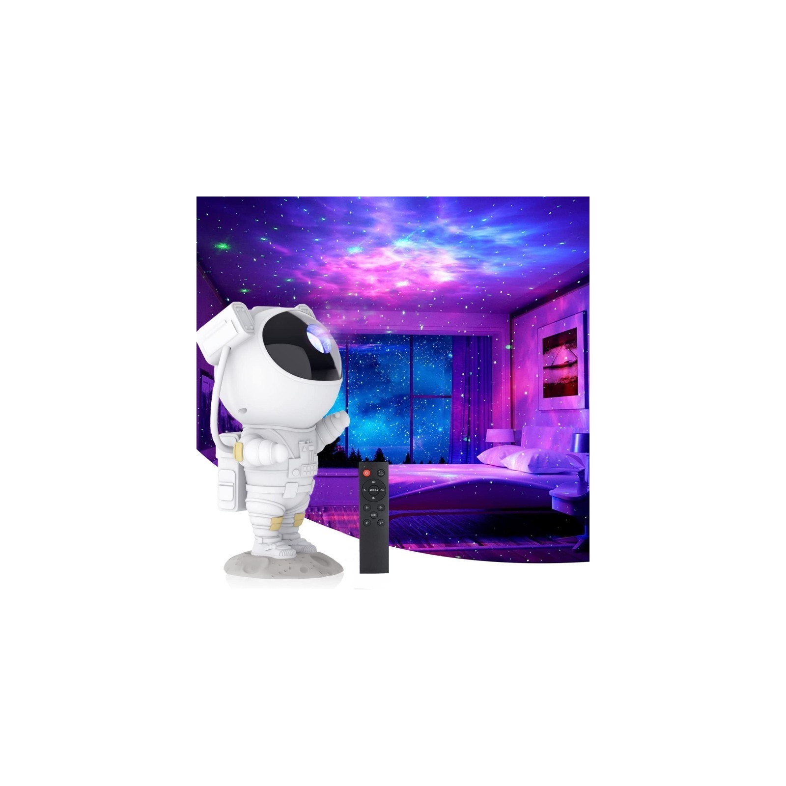 Veilleuse & Projecteur Étoilé LED Astronaute SM4