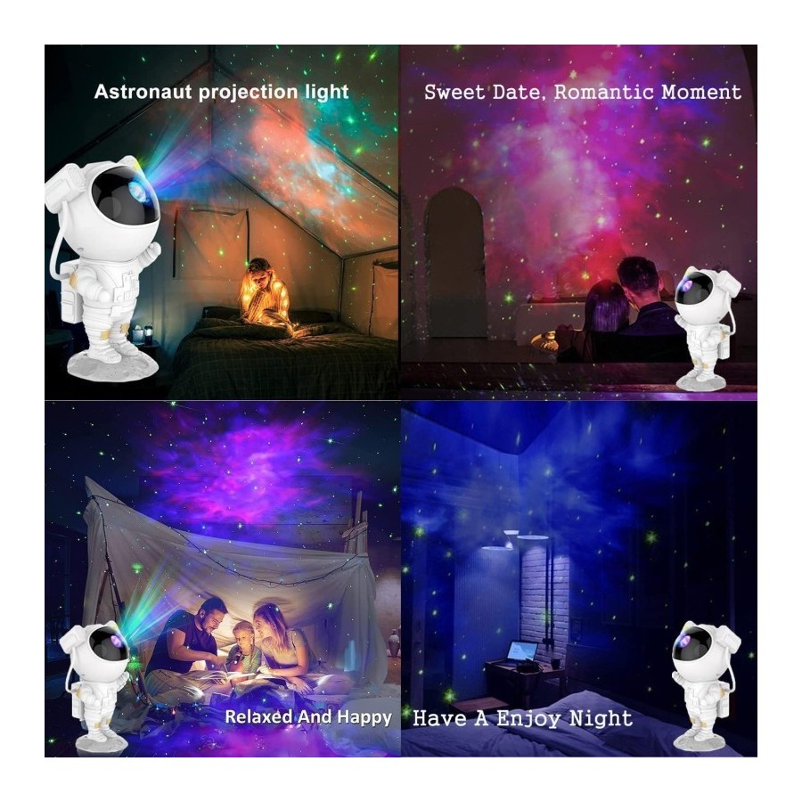 Veilleuse & Projecteur Étoilé LED Astronaute SM4