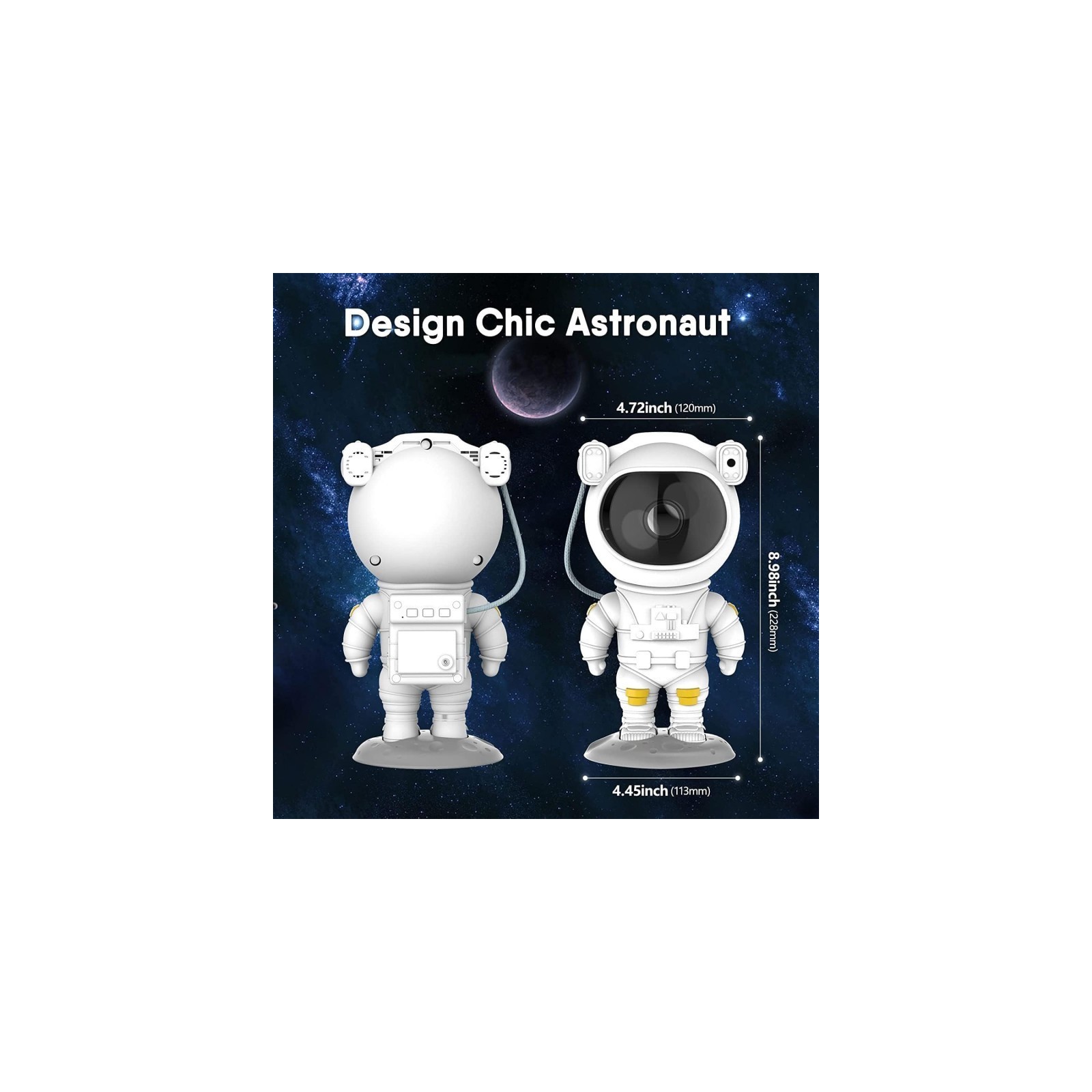 Veilleuse & Projecteur Étoilé LED Astronaute SM4