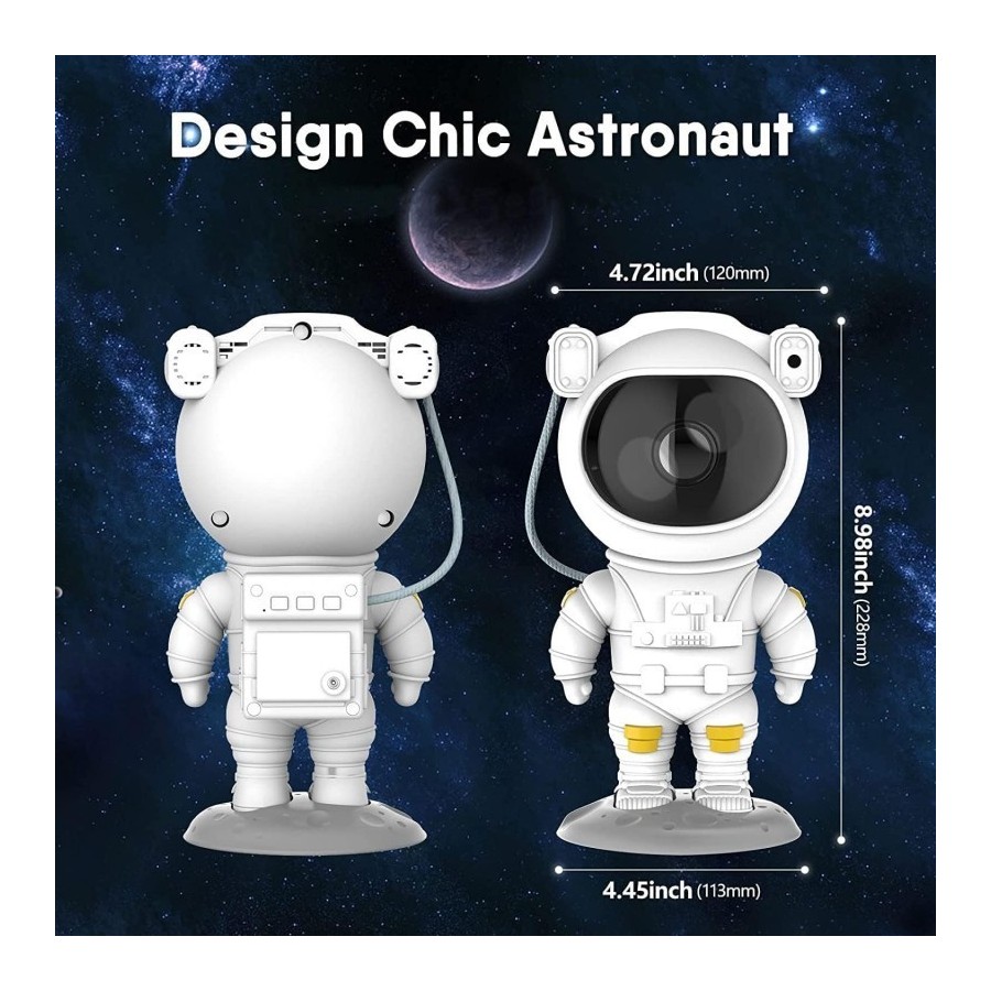 Veilleuse & Projecteur Étoilé LED Astronaute SM4