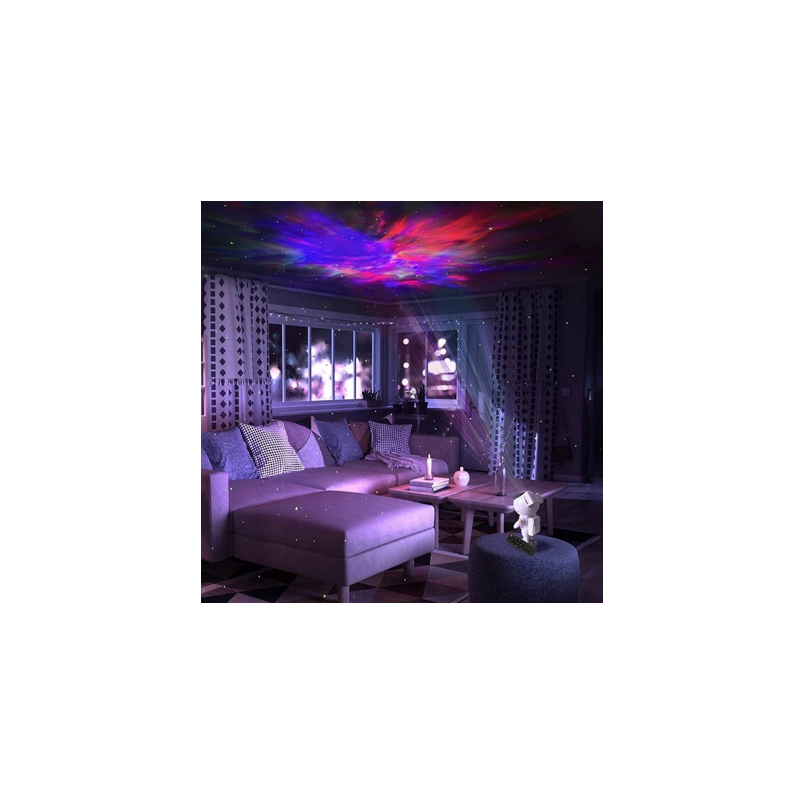 LTC ASTRO-PROJECTOR PRO - PROJECTEUR LED ET ENCEINTE BLUETOOTH AVEC TÉLÉCOMMANDE