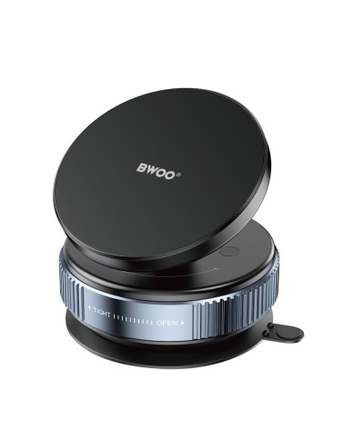 SUPPORT VENTOUSE VOITURE MAGNÉTIQUE - BWOO ZJ138 - NOIR