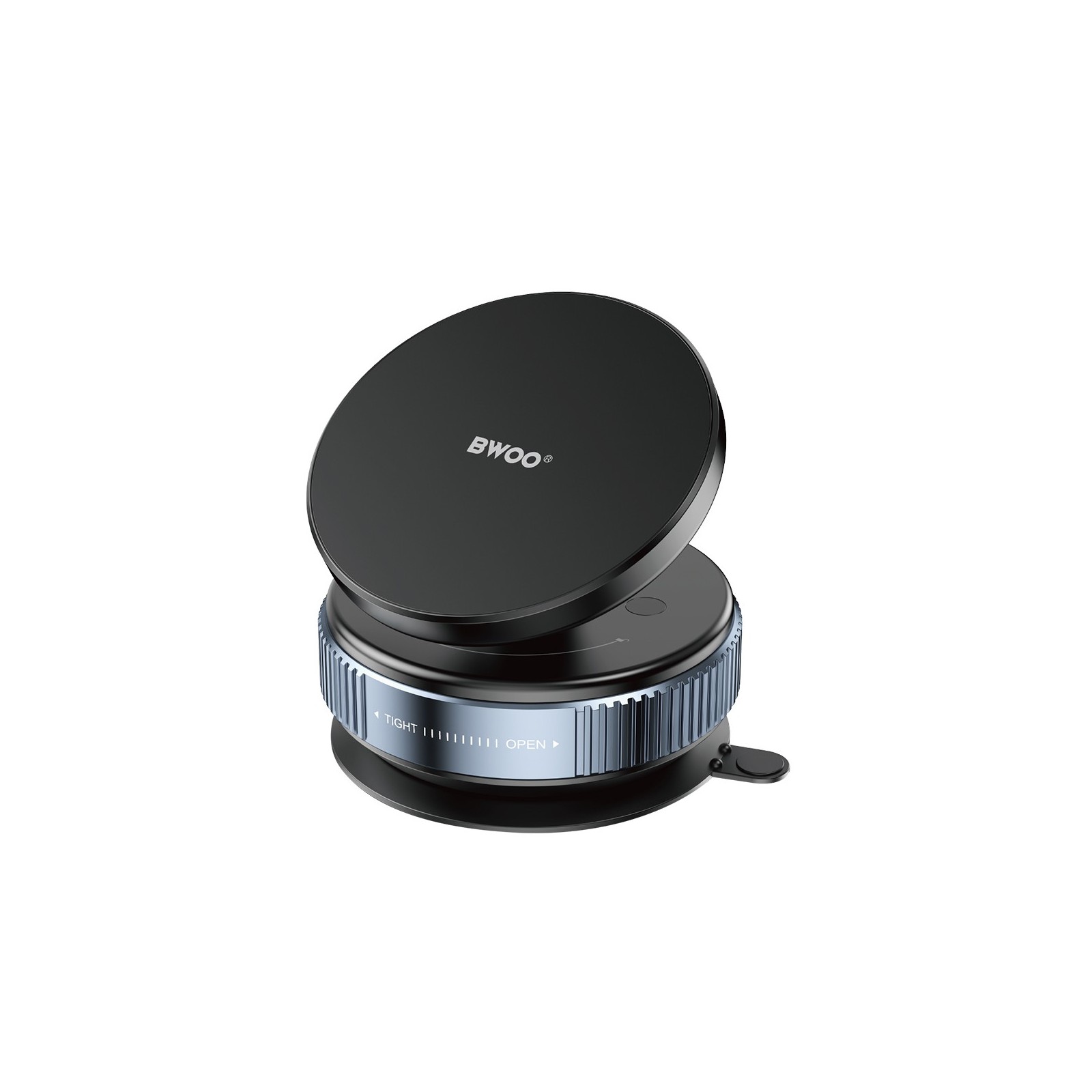 SUPPORT VENTOUSE VOITURE MAGNÉTIQUE - BWOO ZJ138 - NOIR