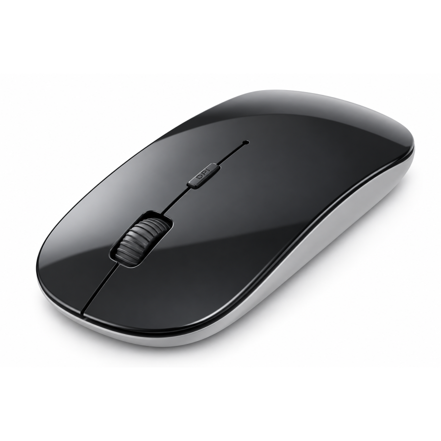 SETTY - SOURIS OPTIQUE SANS FIL NOIRE AVEC RÉCEPTEUR USB