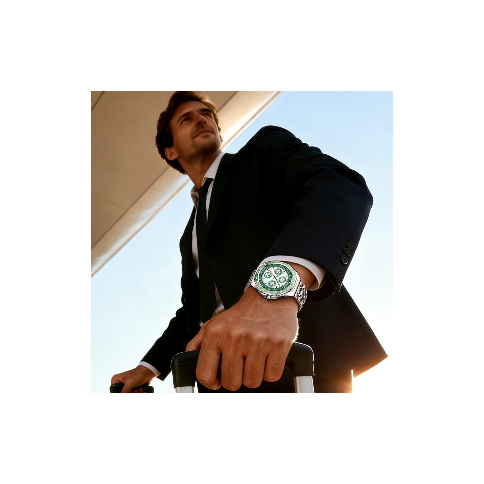 Montré connecté inspirée de la haute horlogerie - Joyroom Venture Series JR-FV2 Pro AMOLED 1.43" 5 ATM - Argent