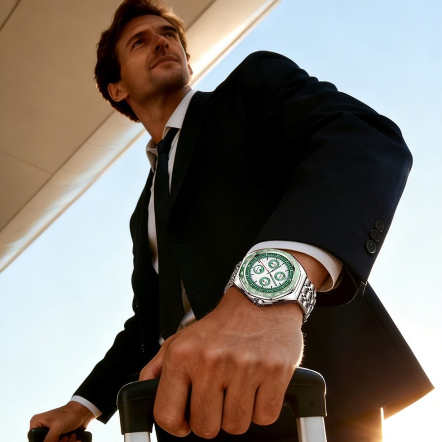 Montré connecté inspirée de la haute horlogerie - Joyroom Venture Series JR-FV2 Pro AMOLED 1.43" 5 ATM - Argent