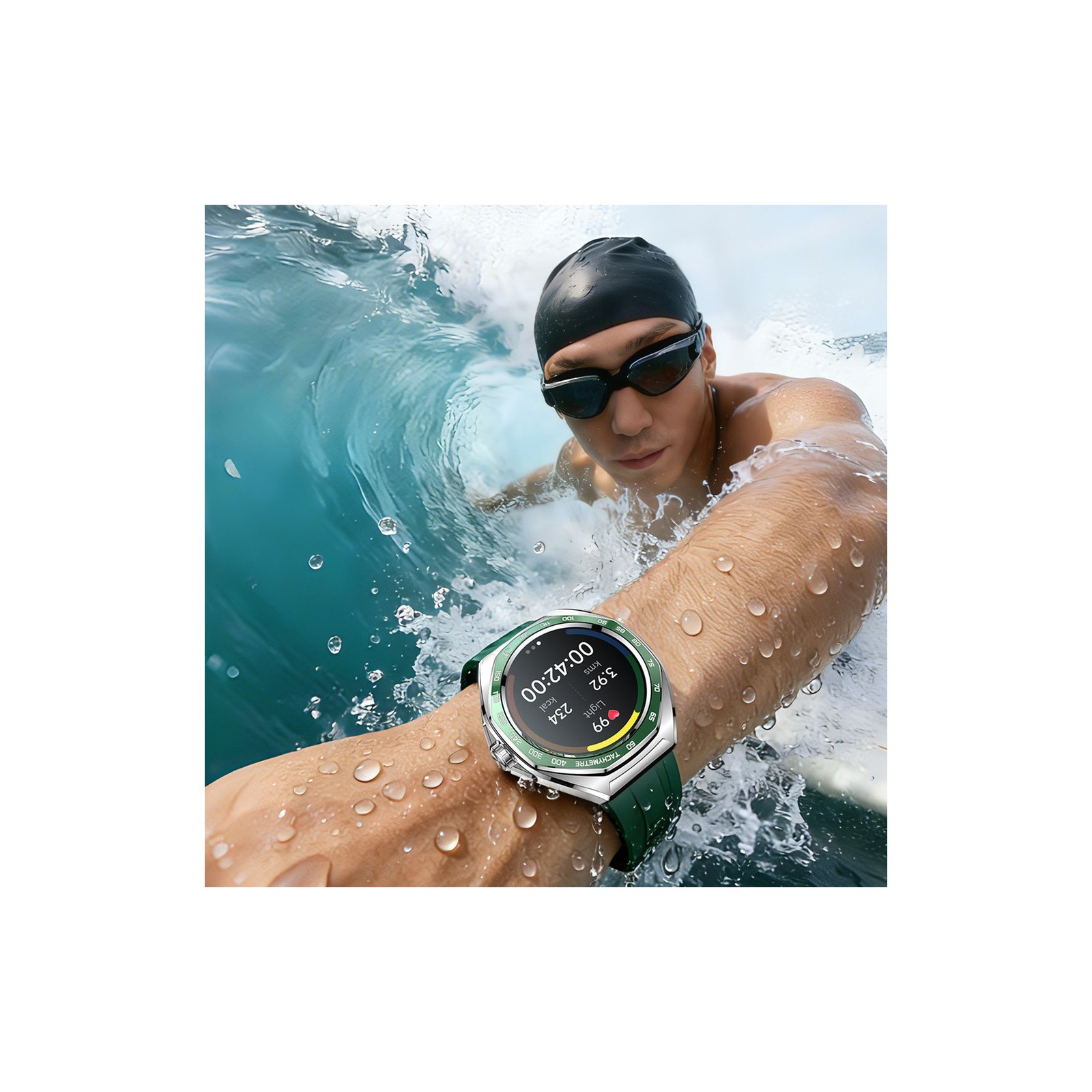 Montré connecté inspirée de la haute horlogerie - Joyroom Venture Series JR-FV2 Pro AMOLED 1.43" 5 ATM - Argent