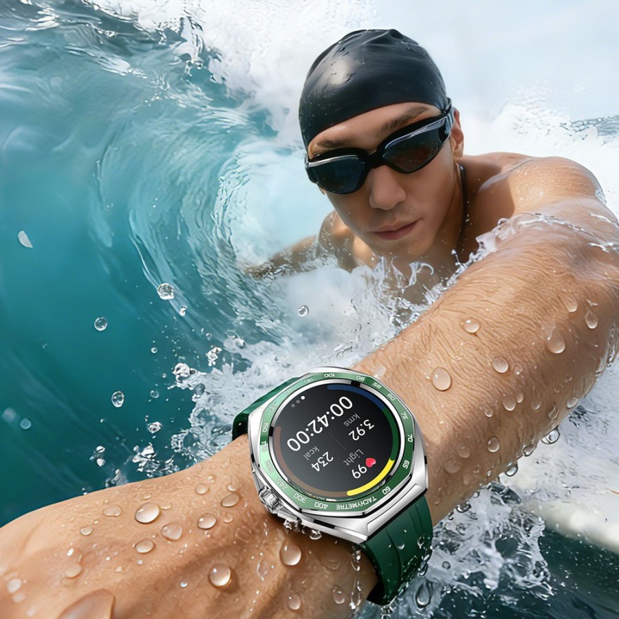 Montré connecté inspirée de la haute horlogerie - Joyroom Venture Series JR-FV2 Pro AMOLED 1.43" 5 ATM - Argent