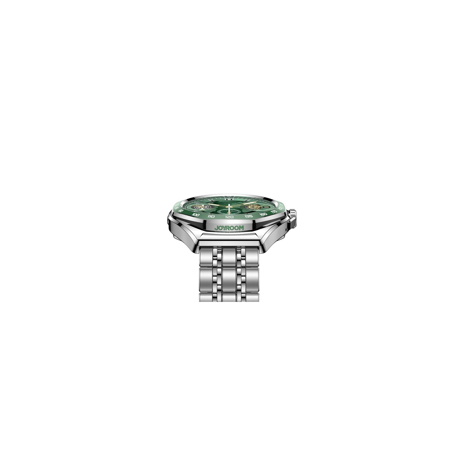 Montré connecté inspirée de la haute horlogerie - Joyroom Venture Series JR-FV2 Pro AMOLED 1.43" 5 ATM - Argent