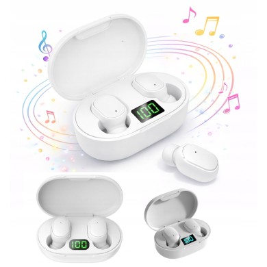 ECOUTEURS SANS FIL BLUETOOTH E6S BLANC