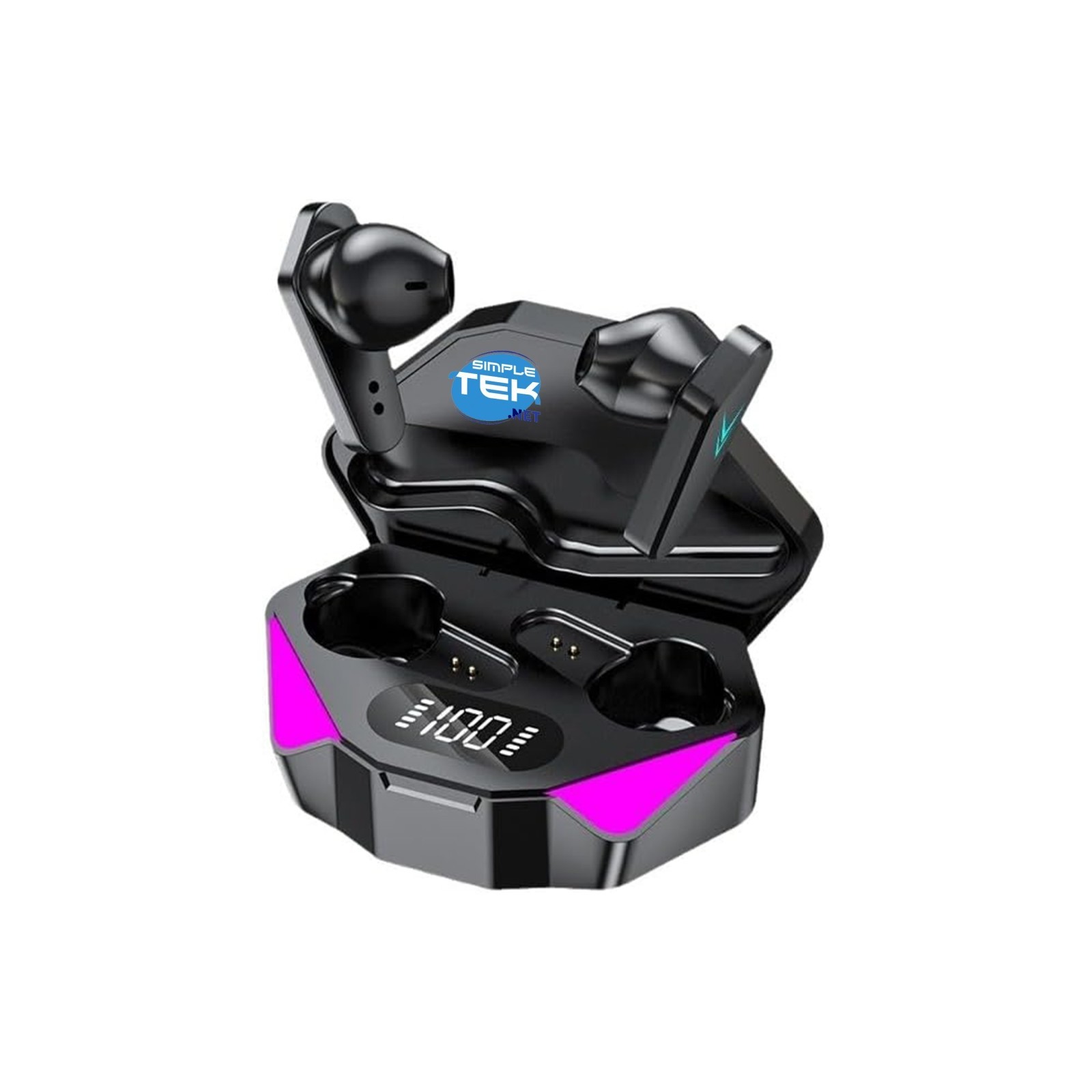 Écouteurs sans fil Gaming Bluetooth X15 Noir