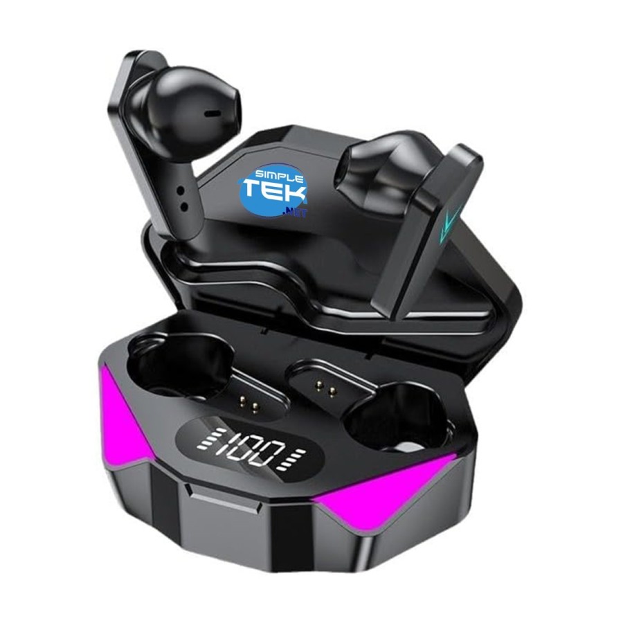 Écouteurs sans fil Gaming Bluetooth X15 Noir
