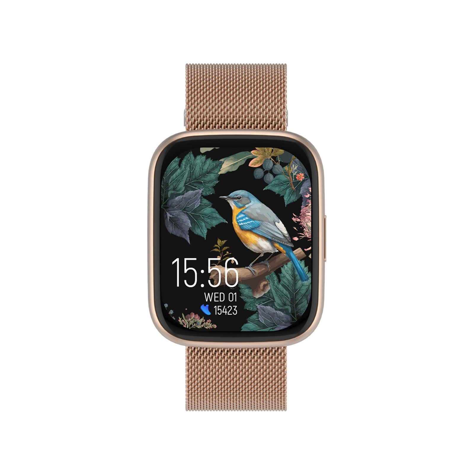 Montre connectée FOREVER ForeVigo 4 SW-330 - Rose Dorée avec 3 décorations