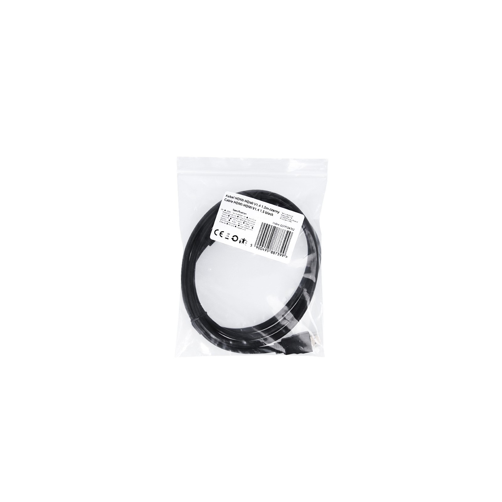 CABLE HDMI MALE MALE V1.4 ULTRA-HD 1.5M NOIR