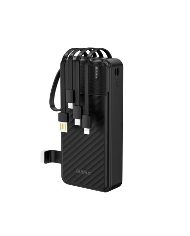 BATTERIE EXTERNE POWERBANK DUDAO K11 PRO 20000MAH AVEC CABLES INTEGRES NOIR