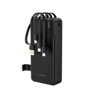 BATTERIE EXTERNE POWERBANK DUDAO K11 PRO 20000MAH AVEC CABLES INTEGRES NOIR