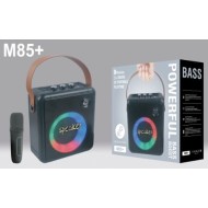 Kit Karaoké - Micro + Enceinte Portable Bluetooth RGB - M85+