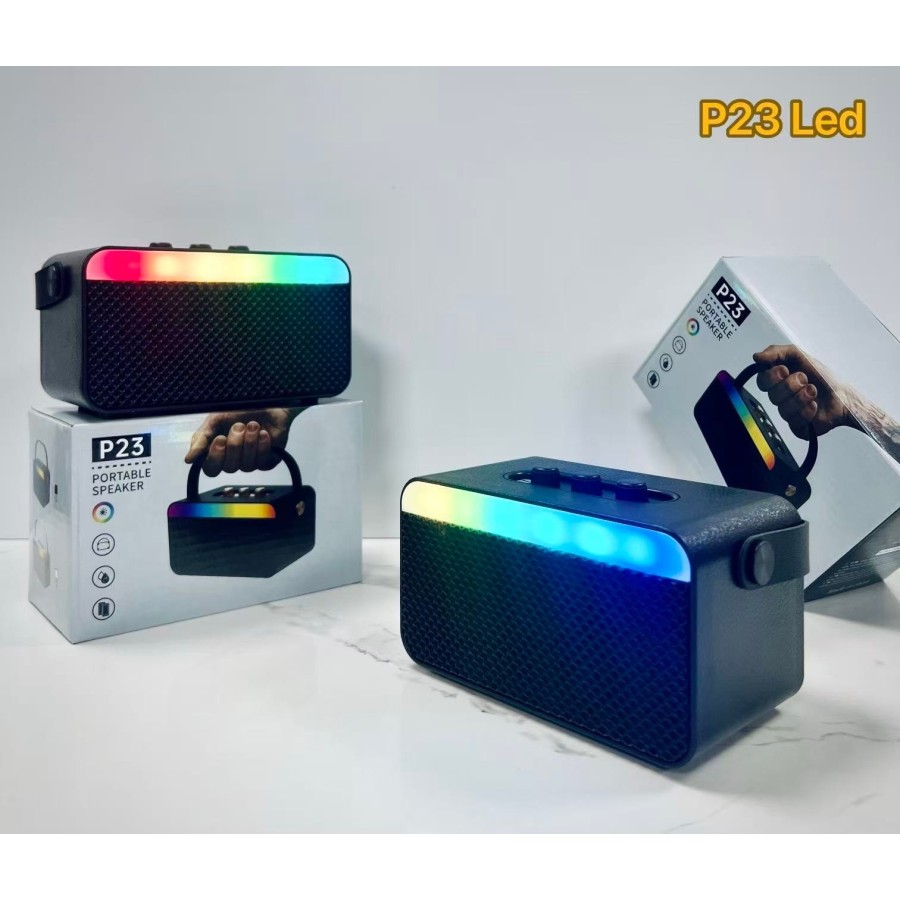 Mini Enceinte Portable Bluetooth - P23 LED RGB
