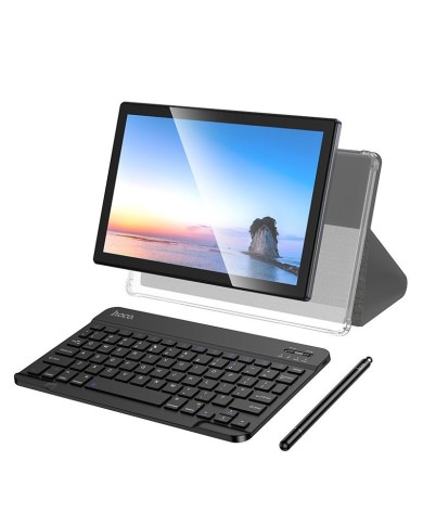 Tablette 4G HOCO A15 - 10.1" 6 Go RAM + 128 Go avec Clavier - Noir