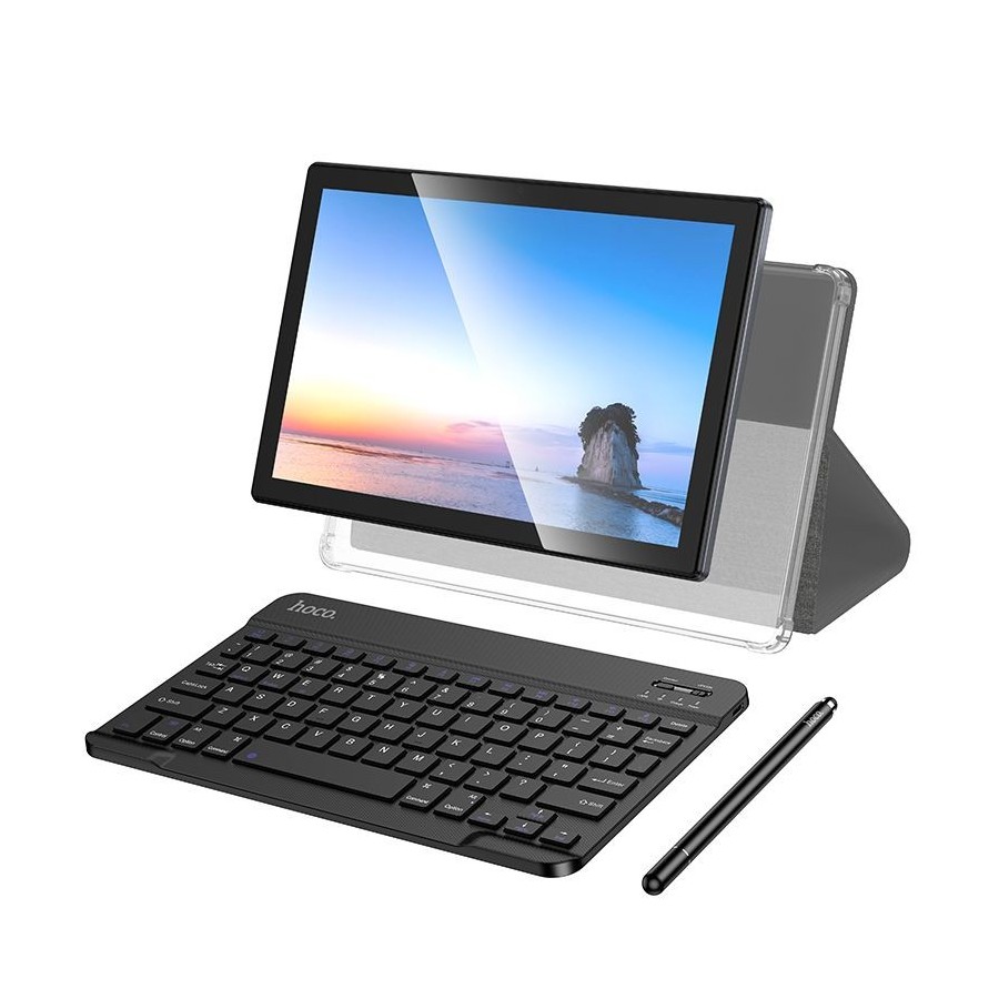 Tablette 4G HOCO A15 - 10.1" 6 Go RAM + 128 Go avec Clavier - Noir