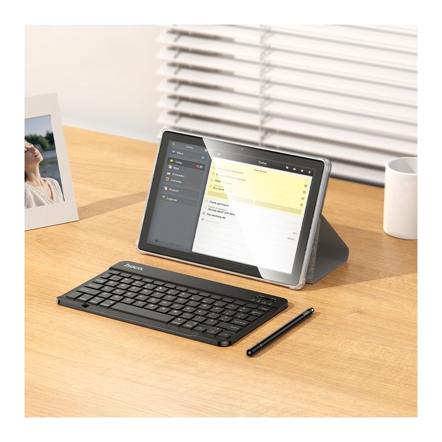 Tablette 4G HOCO A15 - 10.1" 6 Go RAM + 128 Go avec Clavier - Noir