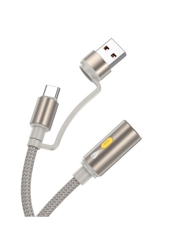 Briquet éléctronique portable HOCO UA38B USB-A / C