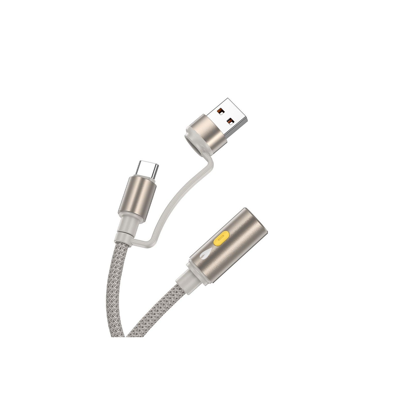 Briquet éléctronique portable HOCO UA38B USB-A / C