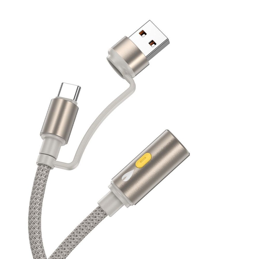 Briquet éléctronique portable HOCO UA38B USB-A / C