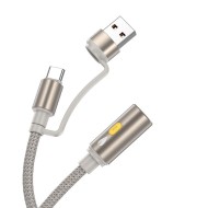 Briquet éléctronique portable HOCO UA38B USB-A / C
