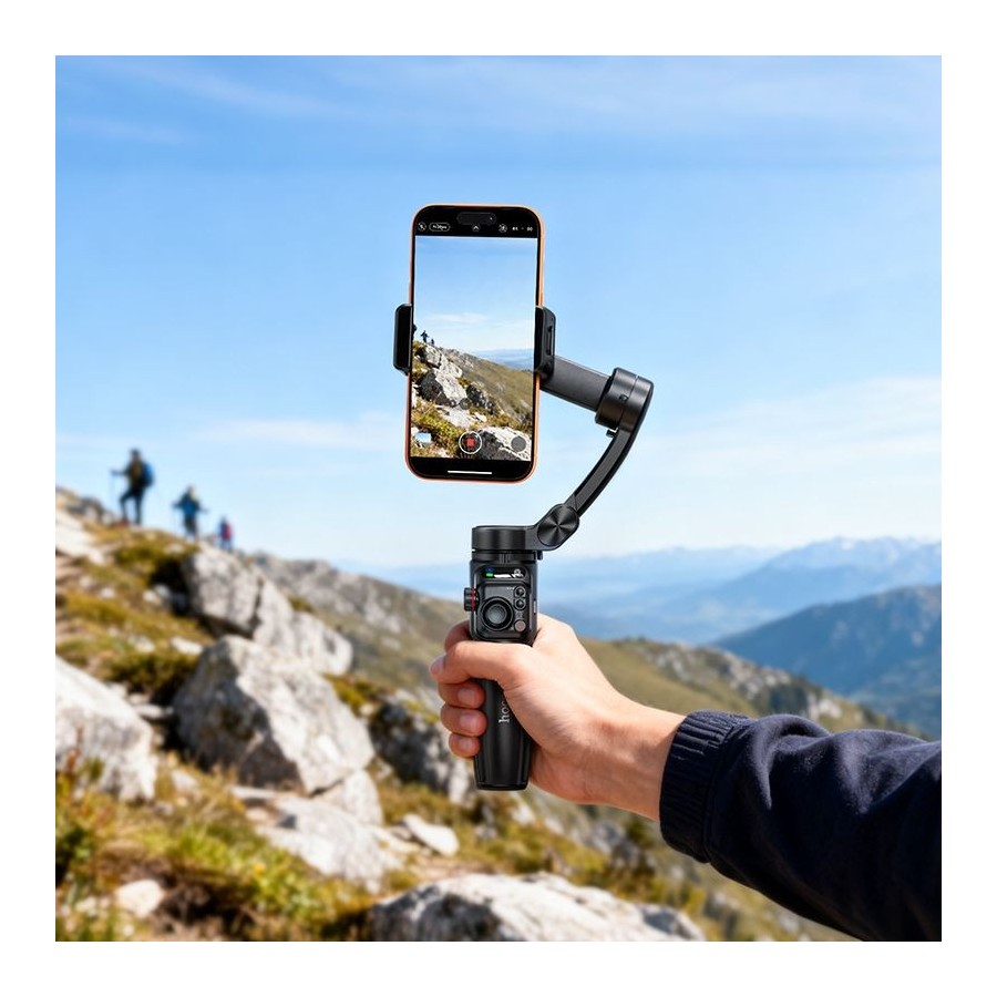 GIMBAL / STABILISATEUR POUR SMARTPHONE HOCO K91 - NOIR