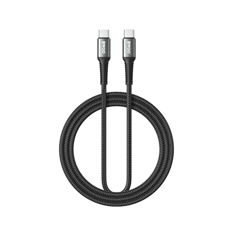 Câble USB-C vers C - BWOO BO-X288 - 3M 65W Noir