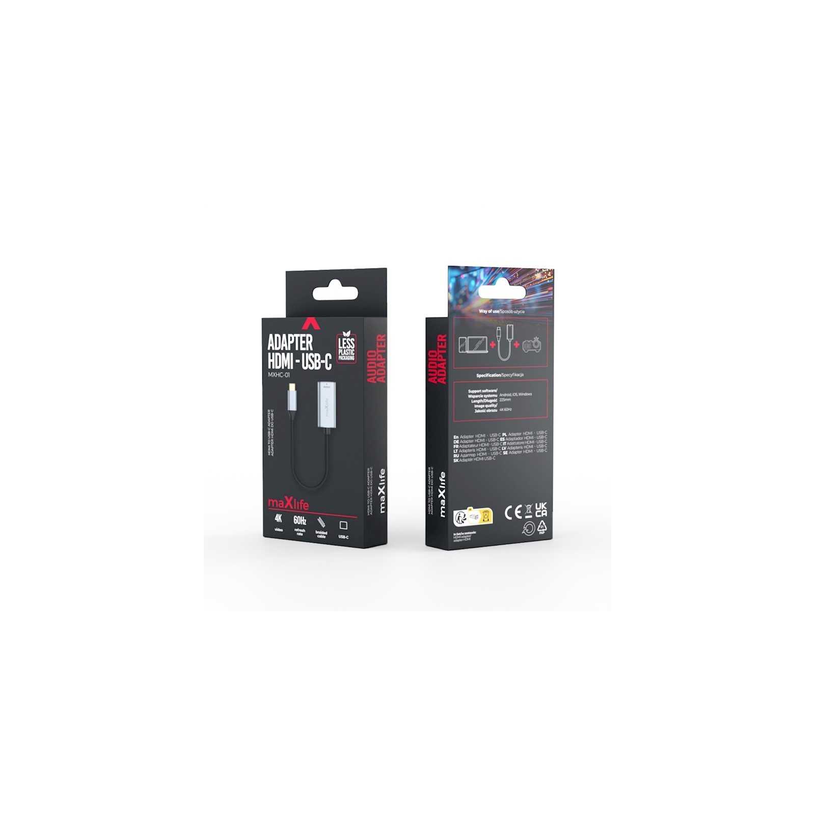 Adaptateur HDMI / USB-C MXHC-01 MAXLIFE