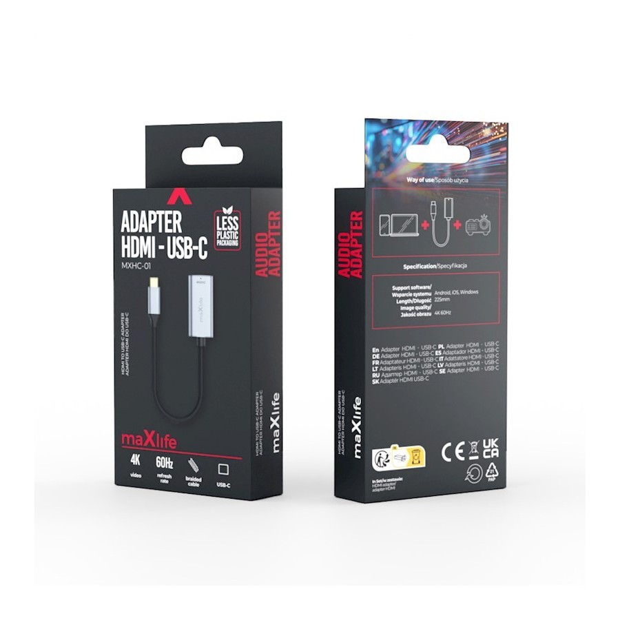 Adaptateur HDMI / USB-C MXHC-01 MAXLIFE